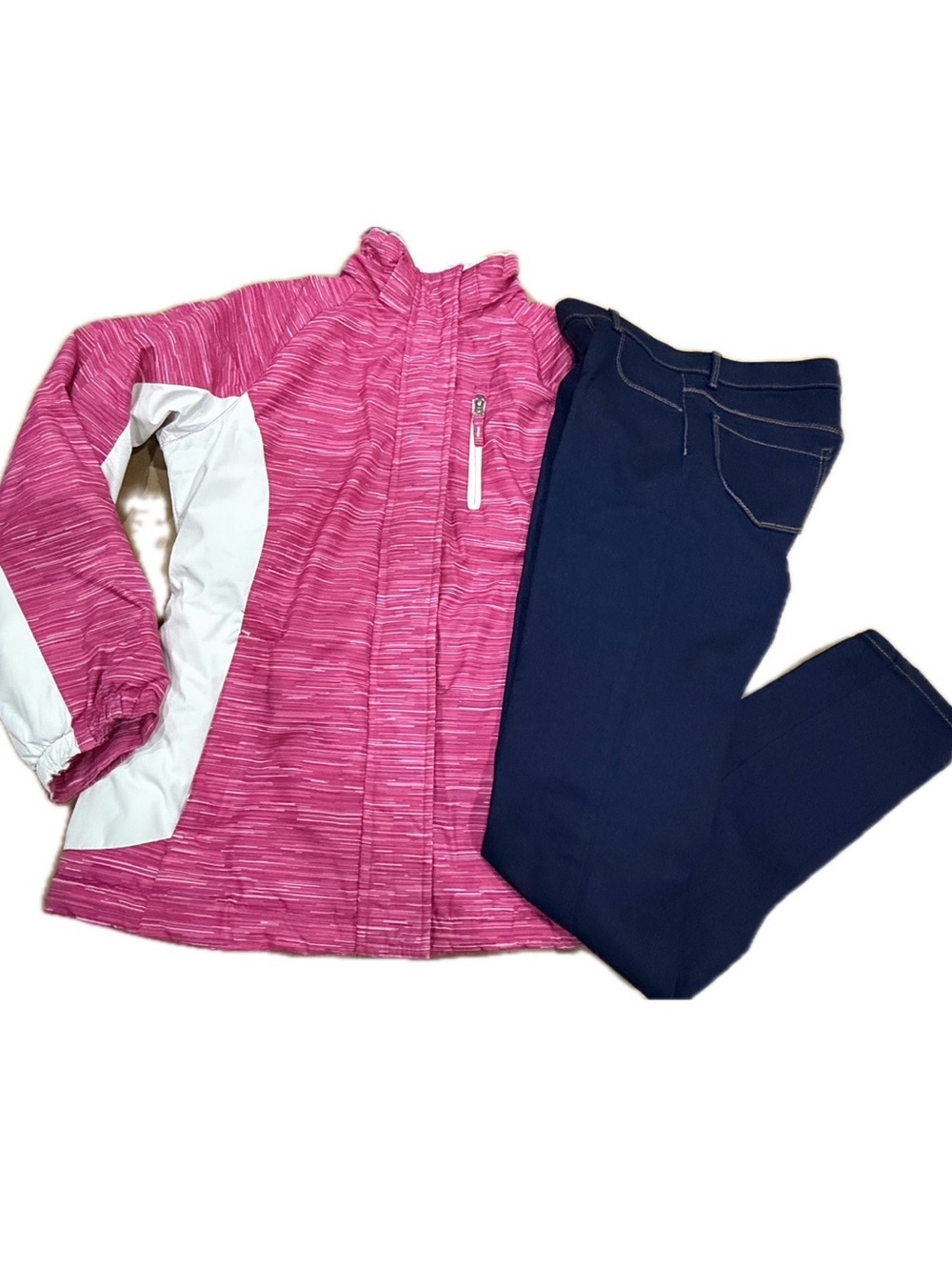 Girls Size 14/16 Winter Outfit Bundle - Free Country Jacket & Wonder Nation Jean